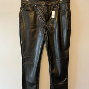 GAP Vintage Slim High Rise Black Pants 33 16R NWT Modest Women’s